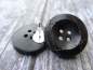 Preview: Gravur Knopf Ohrringe Button